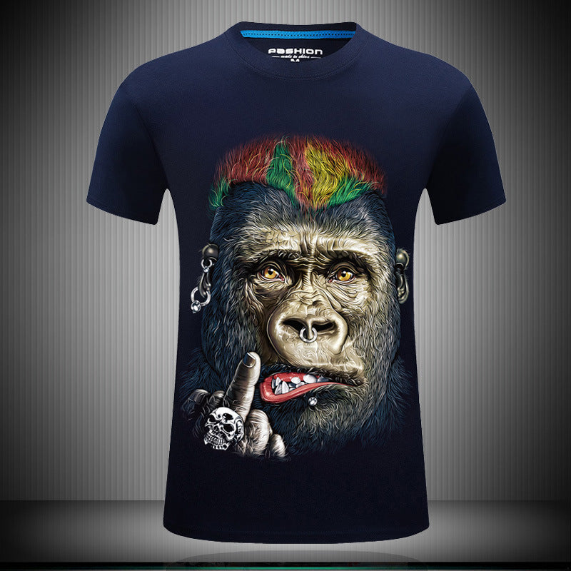 3D short sleeve T-shirt men