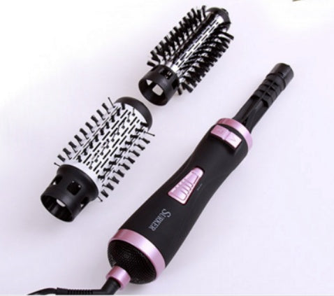 Hair dryer straightener Rotary Brush Machine 2 in 1 Multifunction Hair Curler Curling Iron Wand Styling Tools