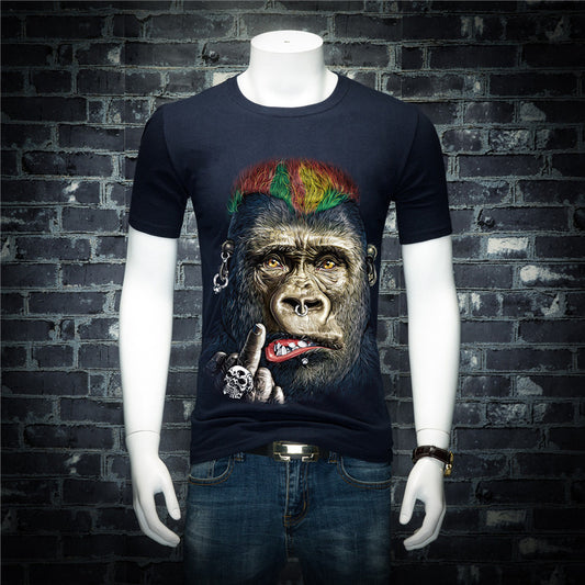 3D short sleeve T-shirt men