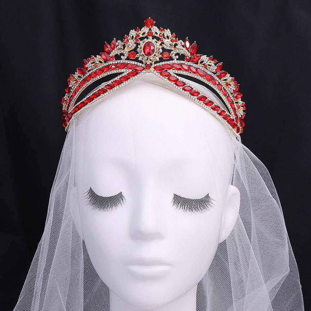 Wedding Crown Headdress Bridal Rhinestone Wedding Style Crown Accessories