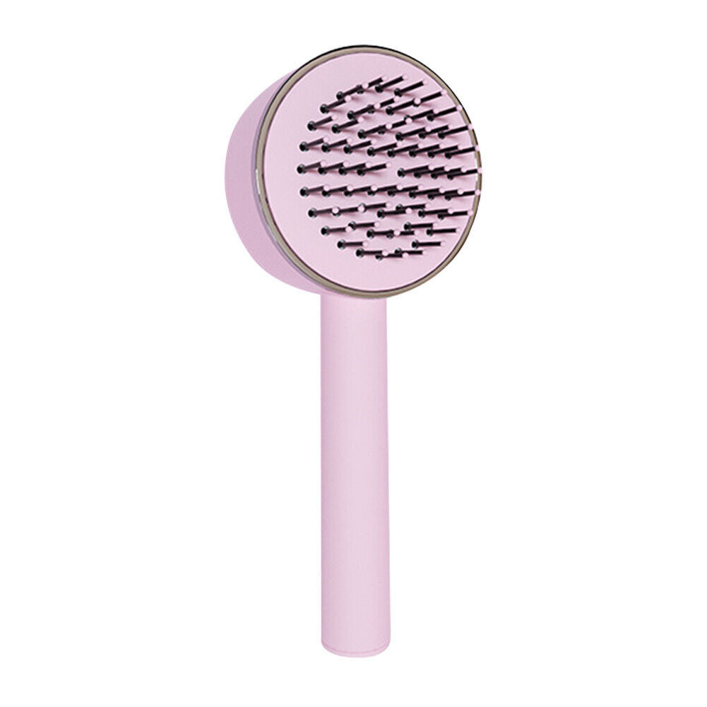 3D Air Cushion Massager Brush with Retractable Bristles Self Cleaning Hair Brush