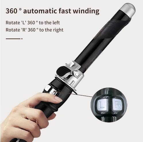 rotating curling wand