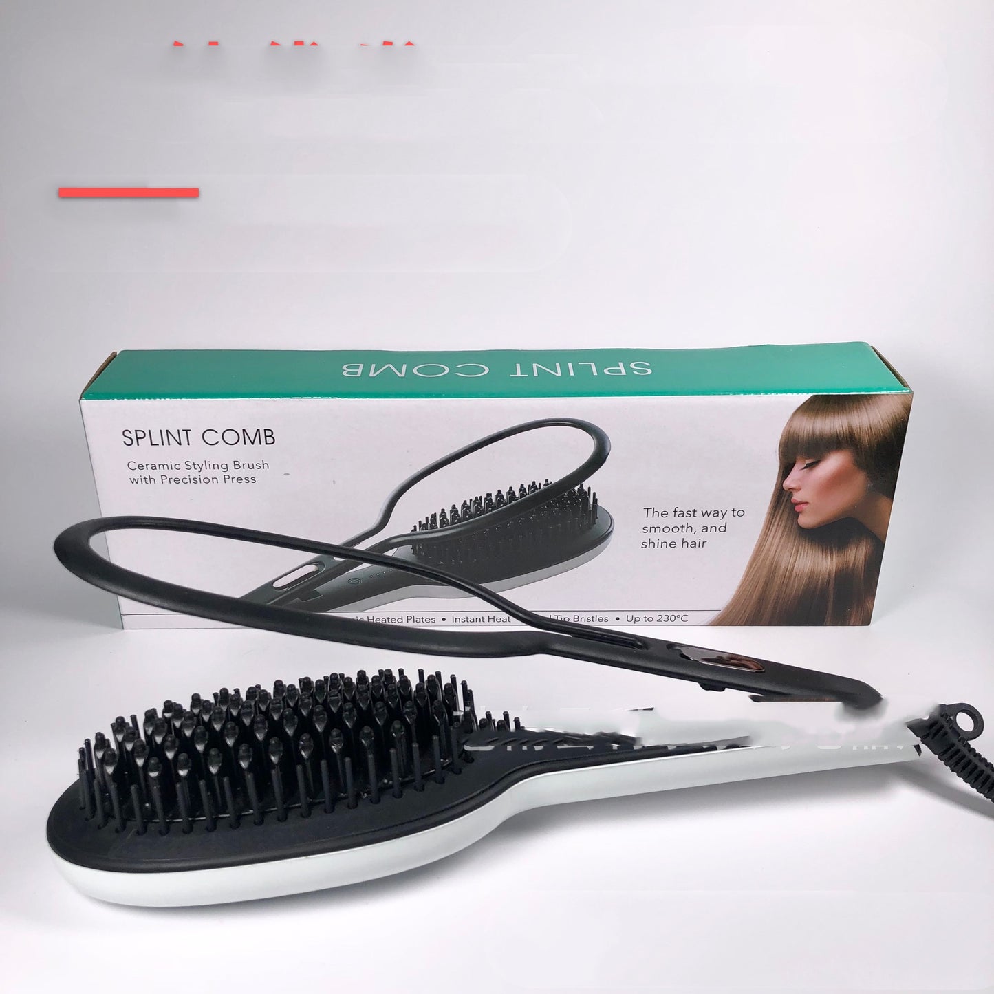 Explosive Style Hairdresser Splint Straight Hair Comb