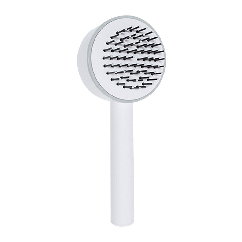 3D Air Cushion Massager Brush with Retractable Bristles Self Cleaning Hair Brush